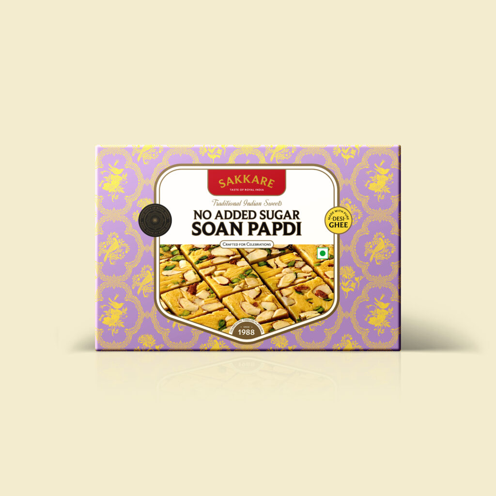 no added sugar soan papdi fop